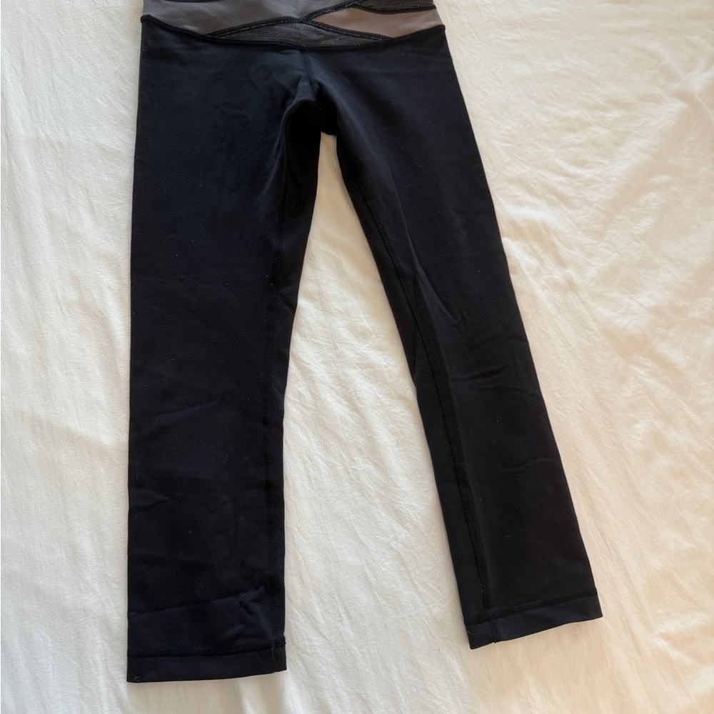 Lululemon wunder under crop leggings